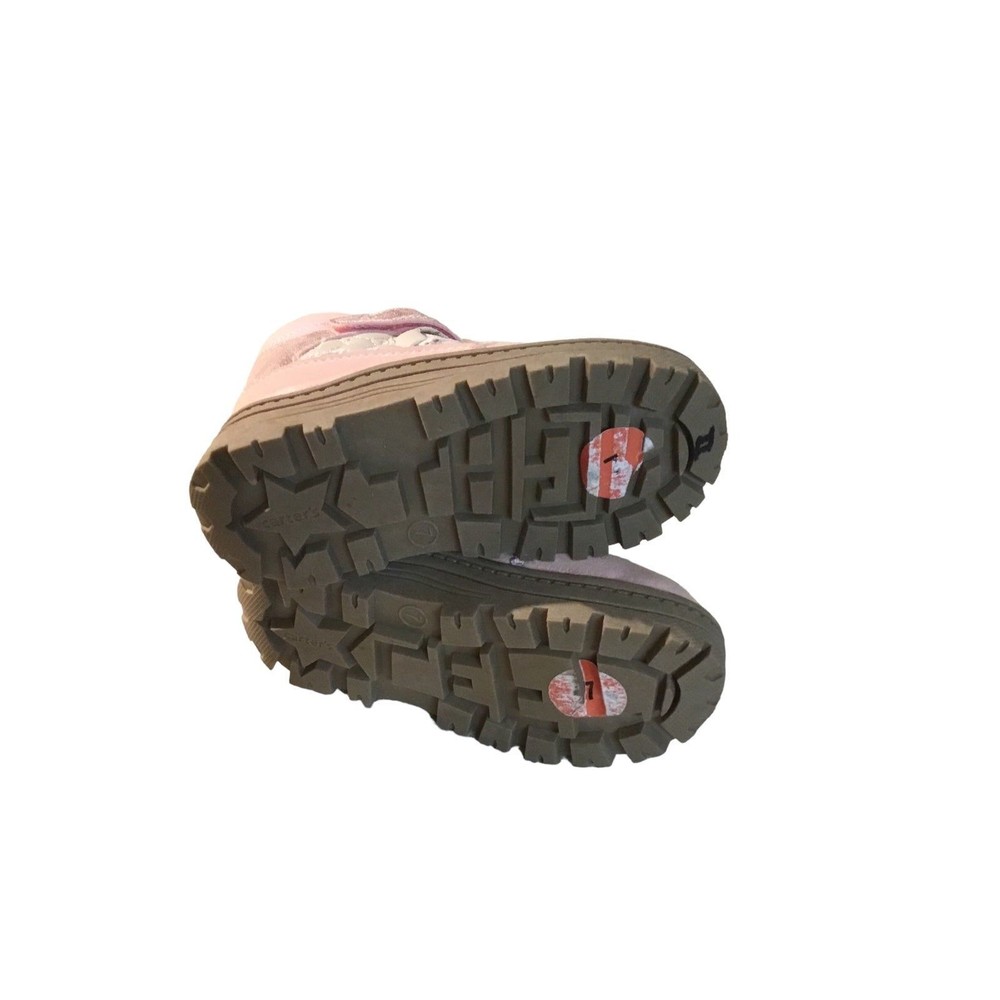 Carter’s Girl’s Toddler Boots NWOB Size 7 - Picture 6 of 8